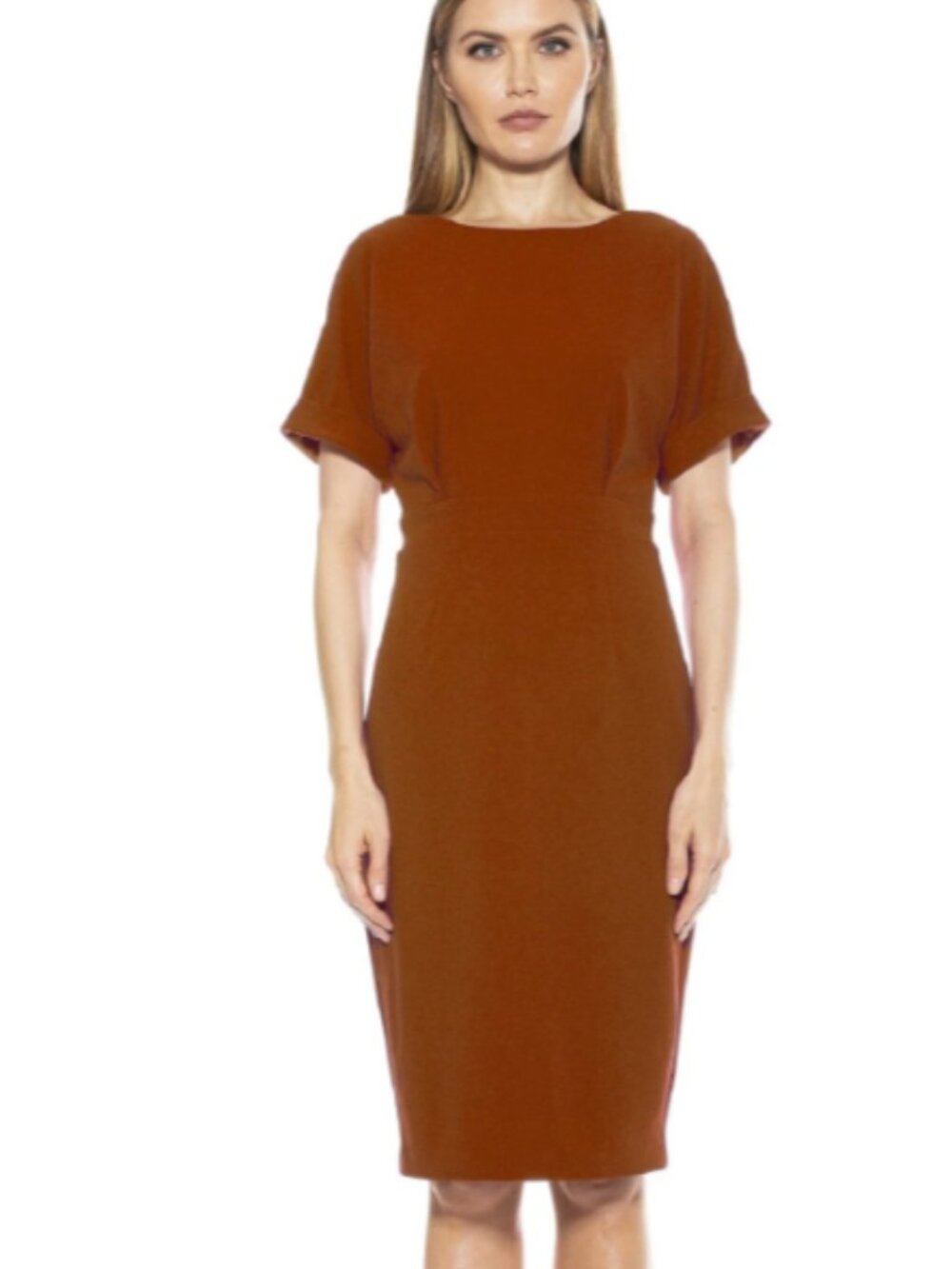 Alexia Admor Dolman Sheath Dress, Rust, Size M, NWT